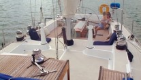 SHAITAN OF TORTOLA -  Deck looking aft